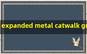 expanded metal catwalk grating machine